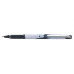 Pilot Boligrafo de Tinta Liquida V Ball Grip 05 - Punta de Bola Conica 0.5mm - Trazo 0.3mm - Grip de Goma - Color Negro