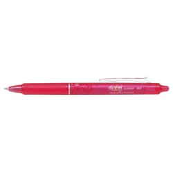 Pilot Boligrafo de gel borrable retractil Frixion Clicker - Punta de bola redonda 0.7mm - Trazo 0.4mm - Grip ergonomico - Color 