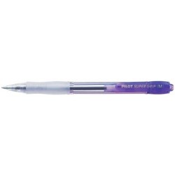 Pilot Boligrafo de Bola Retractil SuperGrip Neon Colour - Recargable - Punta 1.0mm - Trazo 0.25mm - Tinta a Base de Aceite - Col