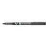 Pilot Boligrafo de tinta liquida V5 HI-Tecpoint Rollerball - Punta fina de aguja 0.5mm - Trazo 0.3mm - Color Negro