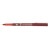 Pilot Boligrafo de tinta liquida V7 HI-Tecpoint Rollerball - Punta fina de aguja 0.7mm - Trazo 0.5mm - Color Rojo