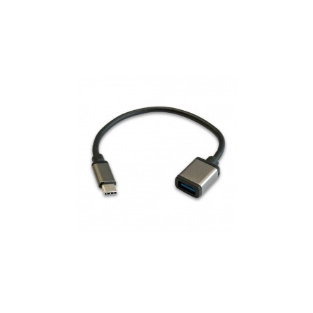 3GO C136 Cable OTG USB-A Hembra a USB-C 3.0 Macho 32+24 AP+AL 20cm