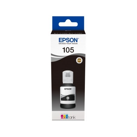 Epson 105 Negro Botella de Tinta Pigmentada Original - C13T00Q140