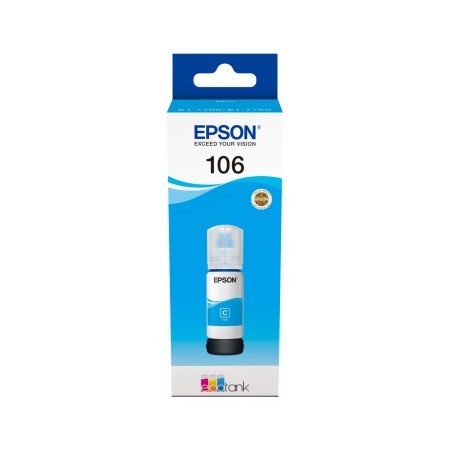 Epson 106 Cyan Botella de Tinta Original - C13T00R240