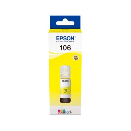 Epson 106 Amarillo Botella de Tinta Original - C13T00R440