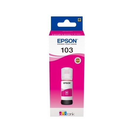 Epson 103 Magenta Botella de Tinta Original - C13T00S34A10