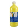 Milan Botella de Tempera - 1000ml - Tapon Dosificador - Secado Rapido - Mezclable - Color Amarillo