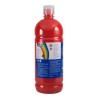 Milan Botella de Tempera - 1000ml - Tapon Dosificador - Secado Rapido - Mezclable - Color Rojo Bermellon