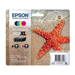 Epson 603XL Pack de 4 Cartuchos de Tinta Originales - C13T03A64010