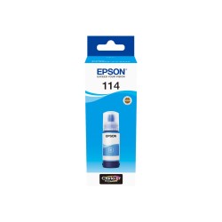 Epson 114 Cyan Botella de Tinta Pigmentada Original - C13T07B240