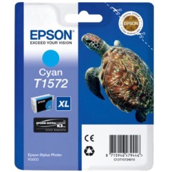 Epson T1572 Cyan Cartucho de Tinta Original - C13T15724010