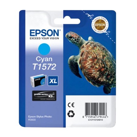 Epson T1572 Cyan Cartucho de Tinta Original - C13T15724010