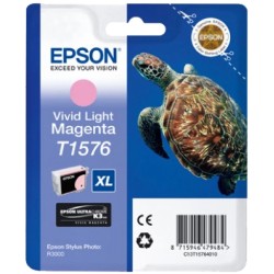 Epson T1576 Magenta Light Cartucho de Tinta Original - C13T15764010