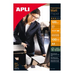 Apli Papel Fotografico Matt A4 120g 100 Hojas