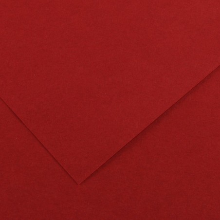 Canson Guarro Pack de 25 Cartulinas Iris A4 de 185g - 50x65cm - Color Granate