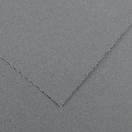 Canson Guarro Pack de 25 Cartulinas Iris A4 de 185g - 50x65cm - Color Gris Plomo