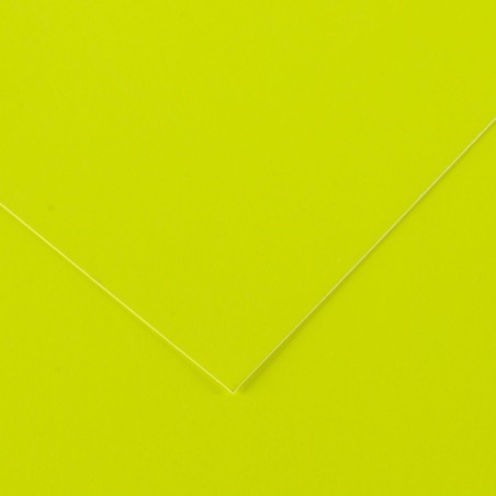 Canson Guarro Pack de 25 Cartulinas Iris A4 de 185g - 50x65cm - Color Amarillo Fluo