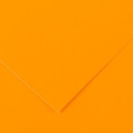 Canson Guarro Pack de 25 Cartulinas Iris A4 de 185g - 50x65cm - Color Naranja Fluo
