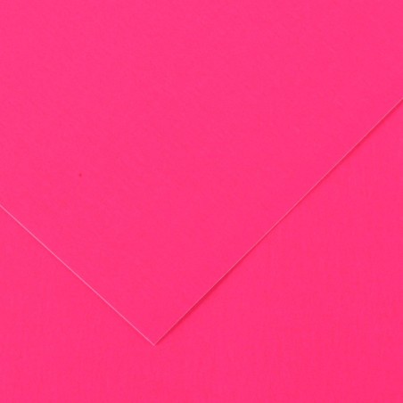 Canson Guarro Pack de 25 Cartulinas Iris A4 de 185g - 50x65cm - Color Fucsia Fluo