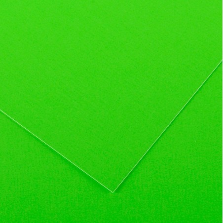 Canson Guarro Pack de 25 Cartulinas Iris A4 de 185g - 50x65cm - Color Verde Fluo