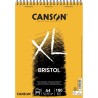 Canson Album Espiral XL Bristol Extraliso de 50 Hojas - 21x29.7 - 180gr - Color Blanco