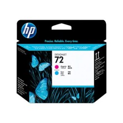 HP 72 Cabezal de Impresion Original - Cyan y Magenta - C9383A