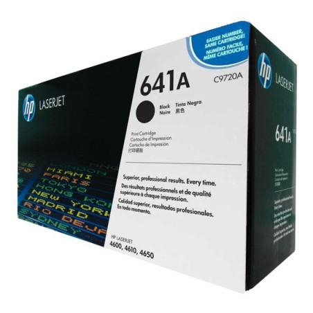HP C9720A Negro Cartucho de Toner Original - 641A