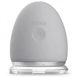 Inface ION Masajeador Facial - Calor, Vibracion Ultrasonica y Exportacion de Iones Positivos - Iones Negativos y Luz Roja para e