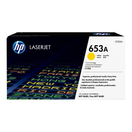 HP CF322A Amarillo Cartucho de Toner Original - 653A