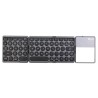 Cromad Mini Teclado Plegable Bluetooth 3.0 con Touchpad - 64 Teclas - Diseño Slim