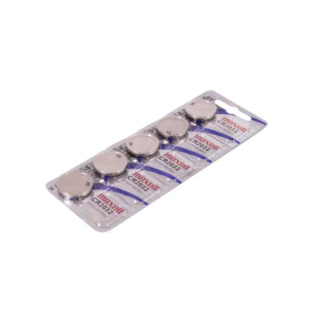 Maxell Pack de 5 Pilas Litio de Boton CR2032 3V