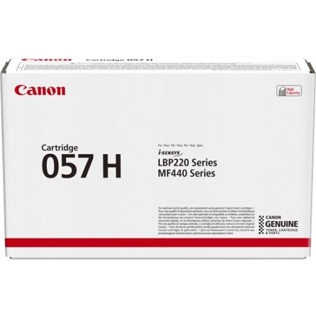 Canon 057H Negro Cartucho de Toner Original - 3010C002