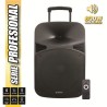Coolsound Serie Pro Altavoz Autoamplificado 150W RMS 15" - Bluetooth, USB, SD, Entrada Jack 6.3mm, Radio FM - Asa y Ruedas de Tr