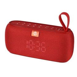 Coolsound Clock Altavoz Bluetooth 10W - Funcion Reloj - Autonomia hasta 4h - USB, MicroSD - Manos Libres - Resistencia al Agua I