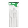 Daler Rowney Simply Pack de 5 Espatulas de Plastico - Diferentes Formas - Plastico Duradero - Color Blanco