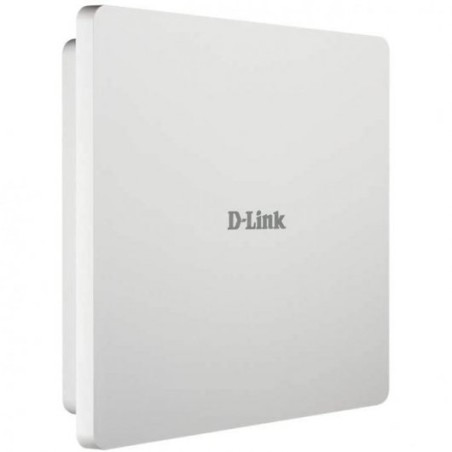 D-Link Punto de Acceso WiFi AC1200 PoE Dual Band para Exterior - 5 GHz/2.4GHz - Tasa de Transferencia Max. 867 Mbps - 2 Puertos 