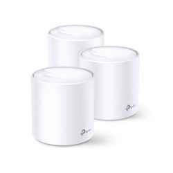 TP-Link Sistema WiFi 6 Mesh Doble Banda AX1800 - 3 Unidades Deco - 2 Puertos Ethernet LAN (RJ-45) - Cobertura WiFi hasta 1760m2 
