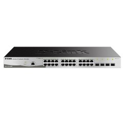 D-Link Metro Switch Gestionable 24 Puertos Gigabit + 4 Gigabit SFP Metro