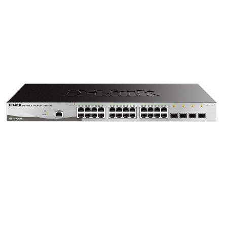 D-Link Metro Switch Gestionable 24 Puertos Gigabit + 4 Gigabit SFP Metro