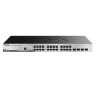 D-Link Metro Switch Gestionable 24 Puertos Gigabit + 4 Gigabit SFP Metro
