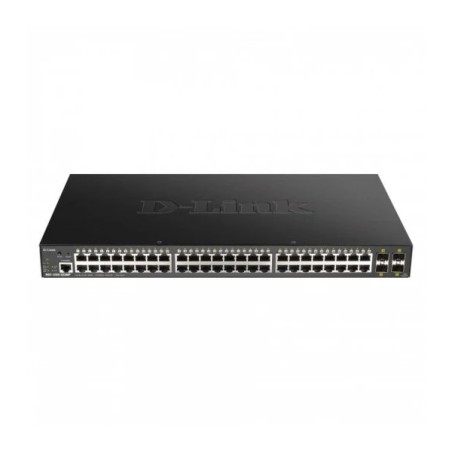 D-Link Switch Semigestionable 48 Puertos Gigabit PoE 370W + 4 Puertos SFP+ 10G