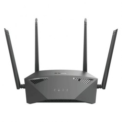 D-Link Router Inalambrico Doble Banda AC 1900 MU-MIMO - WiFi - Hasta 1900Mbps - 4 Puertos RJ45 - 4 Antenas Externas - Color Negr