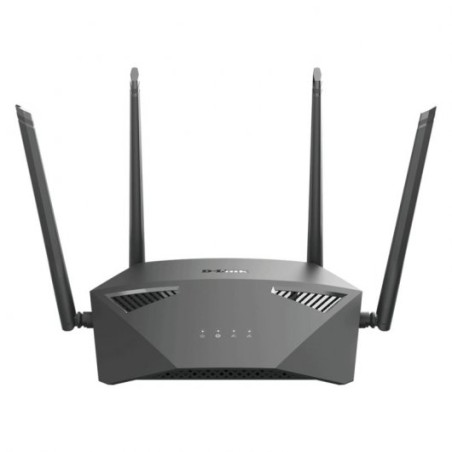 D-Link Router Inalambrico Doble Banda AC 1900 MU-MIMO - WiFi - Hasta 1900Mbps - 4 Puertos RJ45 - 4 Antenas Externas - Color Negr