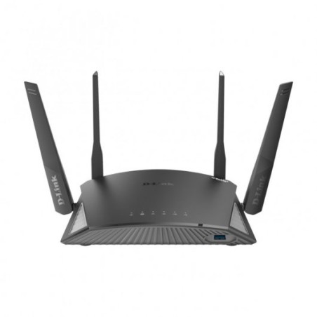 D-Link Router EXO AC2600 WiFi Smart Mesh - 5 Puertos RJ45, 1x USB 2.0, 1x USB 3.2 - 4 Antenas Externas