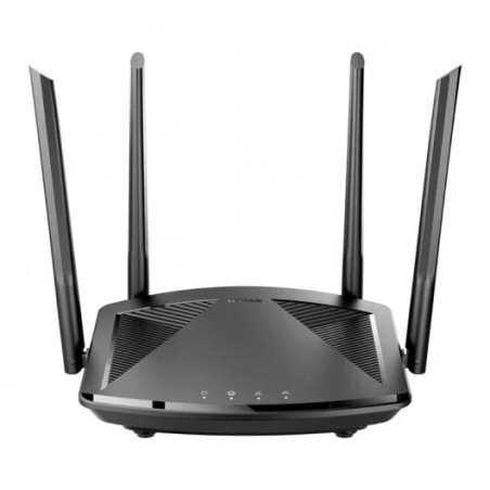 D-Link Router Inalambrico WiFi 6 AX1500 Mesh - Hasta 1500Mbps - 3 Puertos RJ45 10/100 Mbps - 4 Antenas Externas - MU-MIMO - OFDM