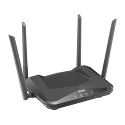 D-Link Router Inalambrico WiFi 6 AX1500 - Hasta 1500Mbps - 4 Puertos RJ45 10/100 Mbps - 4 Antenas Externas - MU-MIMO - OFDMA - C