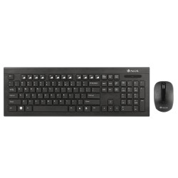 NGS DragonFly Pack Inalambrico USB Teclado Multimedia + Raton 1200dpi 3 Botones - Color Negro