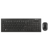 NGS DragonFly Pack Inalambrico USB Teclado Multimedia + Raton 1200dpi 3 Botones - Color Negro
