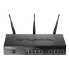 D-Link Router Profesional VPN Unificado WiFi Doble Banda - Hasta 1300Mbps - 2 Puertos LAN y 2 Puertos WAN - 3 Antenas Externas D