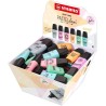 Stabilo Boss Mini Pastellove Expositor con 50 Marcadores Fluorescentes - Trazo entre 2 y 5mm - Tinta con Base de Agua - Antiseca